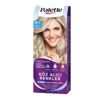Palette Göz Alıcı Renkler 10-1 Küllü Açık Sarı Renk Açıcı Saç Boyası 110 Ml (6'li Paket)