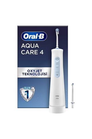 Oral-B Aquacare 4 Oxyjet Yedek Başlıklı Şarjlı Ağız Duşu