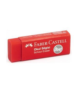Faber Castell Büyük Kırmızı Okul Silgisi 3 lü