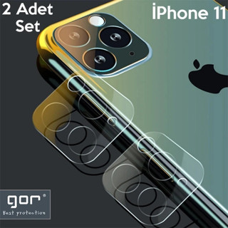 Nevamel GOR İPhone 11 6.1 inch (2019) Tempered Kamera Koruma Cam 2adet Set-(5775)