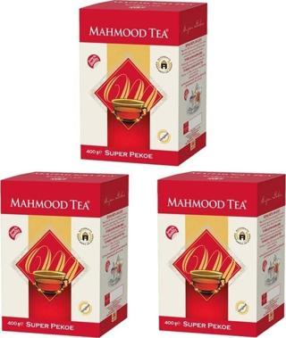 Mahmood Tea Super Pekoe Ithal Seylan Sri Lanka Ceylon Dökme Çayı 400 gr X 3 Adet