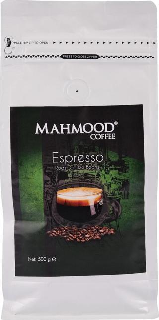 Mahmood Coffee Kavrulmuş Espresso Kahve Çekirdekleri 500 Gr