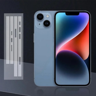 Nevamel ALLY iPhone 14 Hidrojel Hayalet Yan Alt Üst Kaplama Koruyucu Film-(5775)
