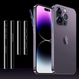 Nevamel ALLY iPhone 15 Pro Max Hidrojel Hayalet Yan Alt Üst Kaplama Koruyucu Film-(5775)