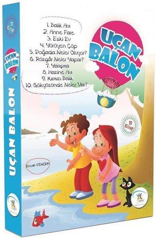 Uçan Balon Serisi Seti-15 Kitap Takım - Ercan Dinçer - 5 Renk Yayınları