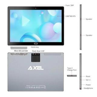 Axel 4 GB 128 GB 10.1" Tablet