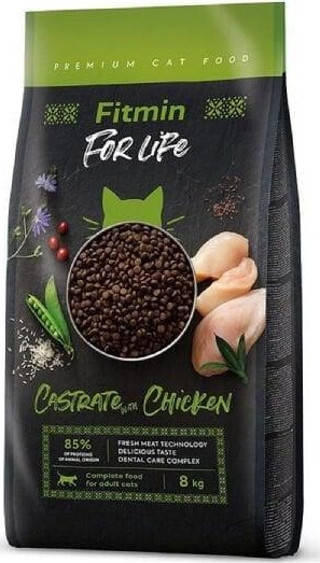 Fitmin For Life Castrate Tavuklu Kısırlaştırılmış Kedi Maması 8 Kg