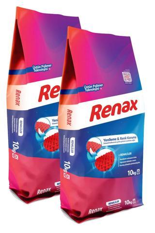 Renax Toz Çamaşır Deterjanı 10 Kg - 2 Li Paket