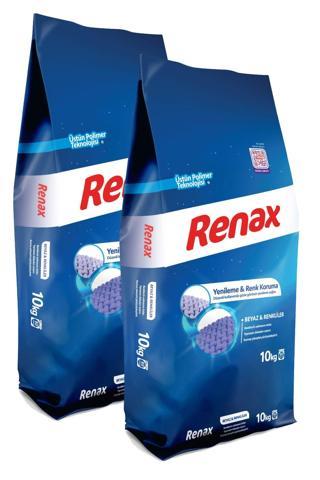 Renax Toz Çamaşır Deterjanı 10 Kg - 2 Li Paket