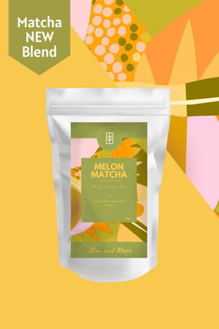 Melon Matcha - Kavun Aromalı Matcha, 50 gr