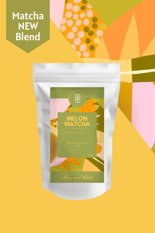Melon Matcha - Kavun Aromalı Matcha, 100 gr
