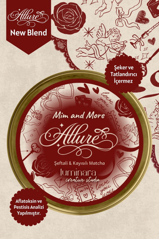 Luminara Studio x Allure Matcha - Şeftali ve Kayısı Aromalı Matcha, 25 gr
