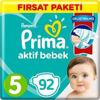 Prima Bebek Bezi 5 Beden Fırsat Paketi 11-16 Kg (2*46) 92 Adet