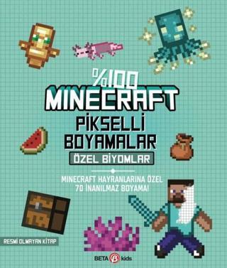 Minecraft Pikselli Boyamalar - Özel Biyomlar - Kolektif  - Beta Kids
