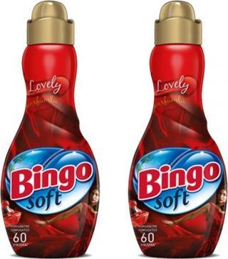 Bingo Soft Konsantre Çamaşır Yumuşatıcısı Lovely 1,44 Lt X 2 Adet