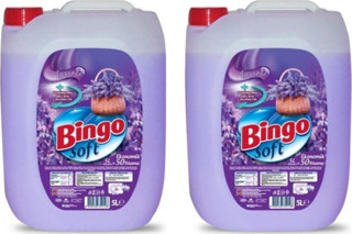 Bingo Soft Sıvı Çamaşır Yumuşatıcı Lavanta 2 Adet X 5 Litre