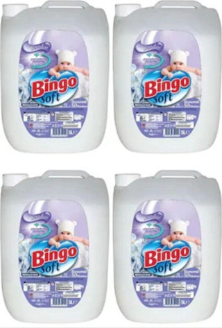 Bingo Soft Yumuşatıcı Sensitive 5 Lt X 4 Adet