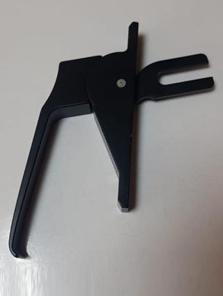 Aldoks Pencere Kolu Mat Siyah
