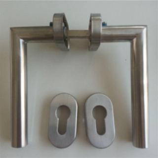 Paslanmaz Inox Rozetli Kapı Kolu Takımı