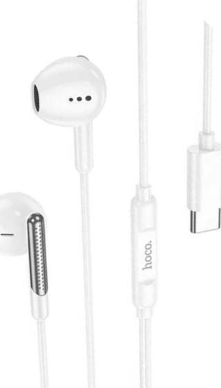 Hoco Type C Kablolu Mikrofonlu Kulaklık, HİFİ Ses, HD Mikrofonlu Type C Kulaklık