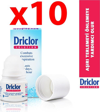 Driclor Terleme Karşıtı Roll On 20 Ml - 10 Adet