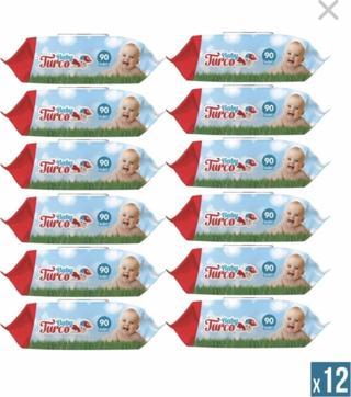 Baby Turco Islak Havlu 12x90 Klasik
