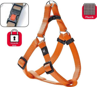 Karlıe Kilitli Göğüs Tasma M 40-70Cm Turuncu