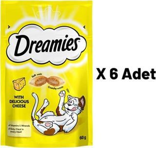 Dreamies With Cheese Peynirli Kedi Ödülü 60 Gr 6'lı