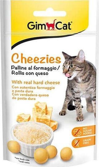 Gimcat Cheezies Peynirli Kedi Ödül Tableti 50 Gr