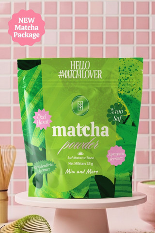 Pure Matcha Powder - Saf Matcha Tozu Doypack, 25 gr