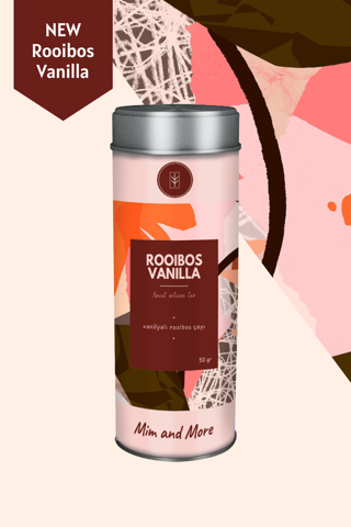 Rooibos Vanilla Tea - Rooibos Vanilya Çayı, 50 gr