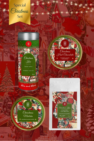 Christmas Kiss 2025 Set – Hot Chocolate, Coffee, Matcha & Tea Set