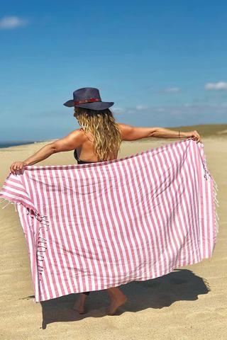 Zeynep Tekstil Stripe 75x150 cm Ultra Soft Plaj Havlusu