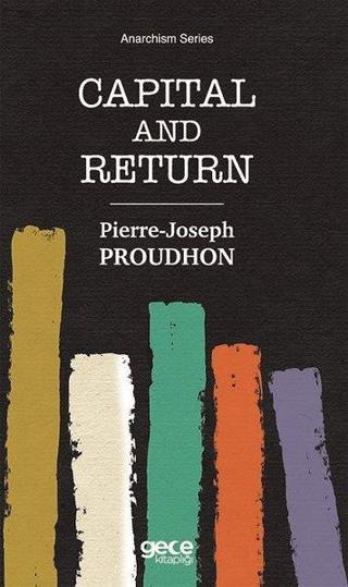 Capital and Return Pierre Joseph Proudhon Gece Kitaplığı