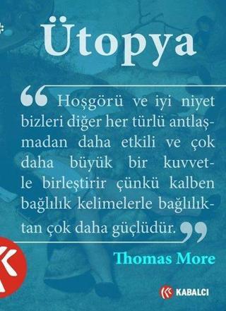 Ütopya - Thomas More - Kabalcı Yayınevi