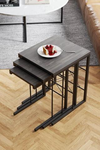 Retodesign 3'lü Tuvalu Zigon Sehpa 3003