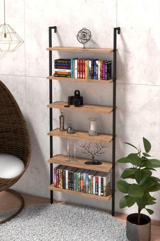 Retodesign Duvara Monte 6 Katlı Raf, Duvar Rafı - Kitaplık 2603