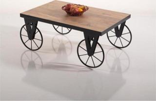 Retodesign Tekerlekli Orta Sehpa