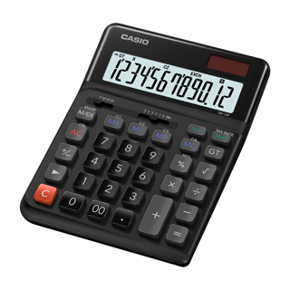 Casio Hesap Makinesi 12 Hane De-12E-Bk Siyah Masaüstü