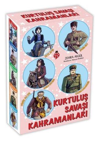 Kurtuluş Savaşı Kahramanları Seti - 5 Kitap Takım - Zehra Aygül - Uğurböceği