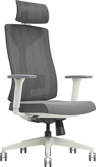 Adore Mobilya Leader File Sırtlı Multi Mekanizma Ofis Koltuğu-Bej-Gri 67x118-5-128,5x 70 cm (GxYxD)