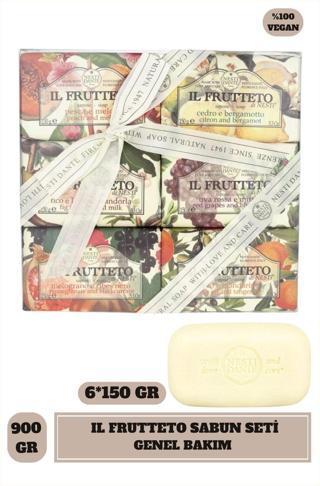 Sabun Seti IL Frutteto 6 Çeşit Kokulu Vegan Bakım 6 x 150 Gr