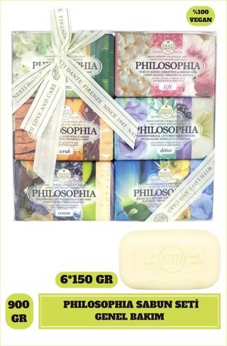 Sabun Seti Philosophia 6 Çeşit Kokulu Vegan Sabun 6 x 150 Gr