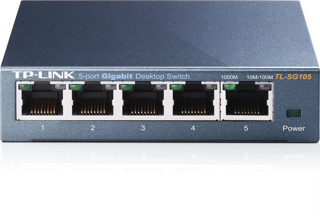 Tp-Link TL-SG105 5 Port 10-100-1000 Mbps Switch Çelik Kasa (KDO)