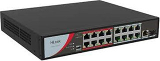 Hilook NS-0318P-130(B) 16 Port 10-100 Poe Switch 1x1000 Mbps RJ45 Port, 1x1000 Mbps SFP (KDO)