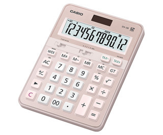 Casio Ds-2B-Pk Pembe Profesyonel 12 Hane Masaüstü Hesap Makinesi