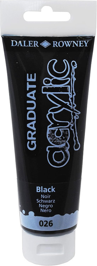Daler Rowney Graduate Akrilik Boya Graduate Acrylic 120Ml Black 123120026