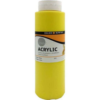 Daler Rowney Simply Akrilik Boya 750 Ml Lemon Yellow