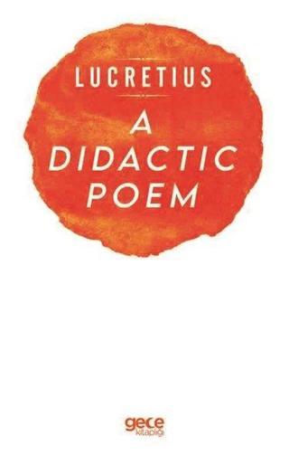 A Didactic Poem - Lucretius  - Gece Kitaplığı