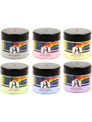 Südor Mona Lisa Akrilik Boya Seti 6 Pastel Renk X 125 Ml